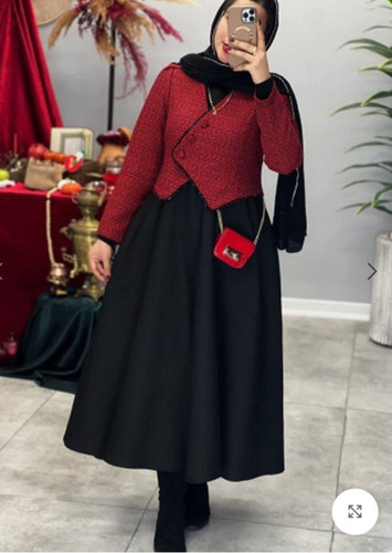 کت سارافون انار دونه ( قرمز یلدایی)