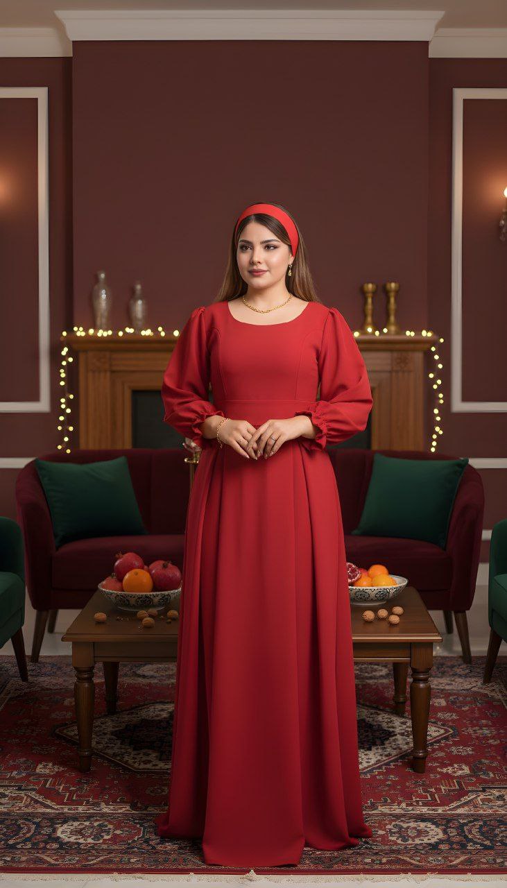پیراهن بلند مازراتی دلبر (یلدایی)
