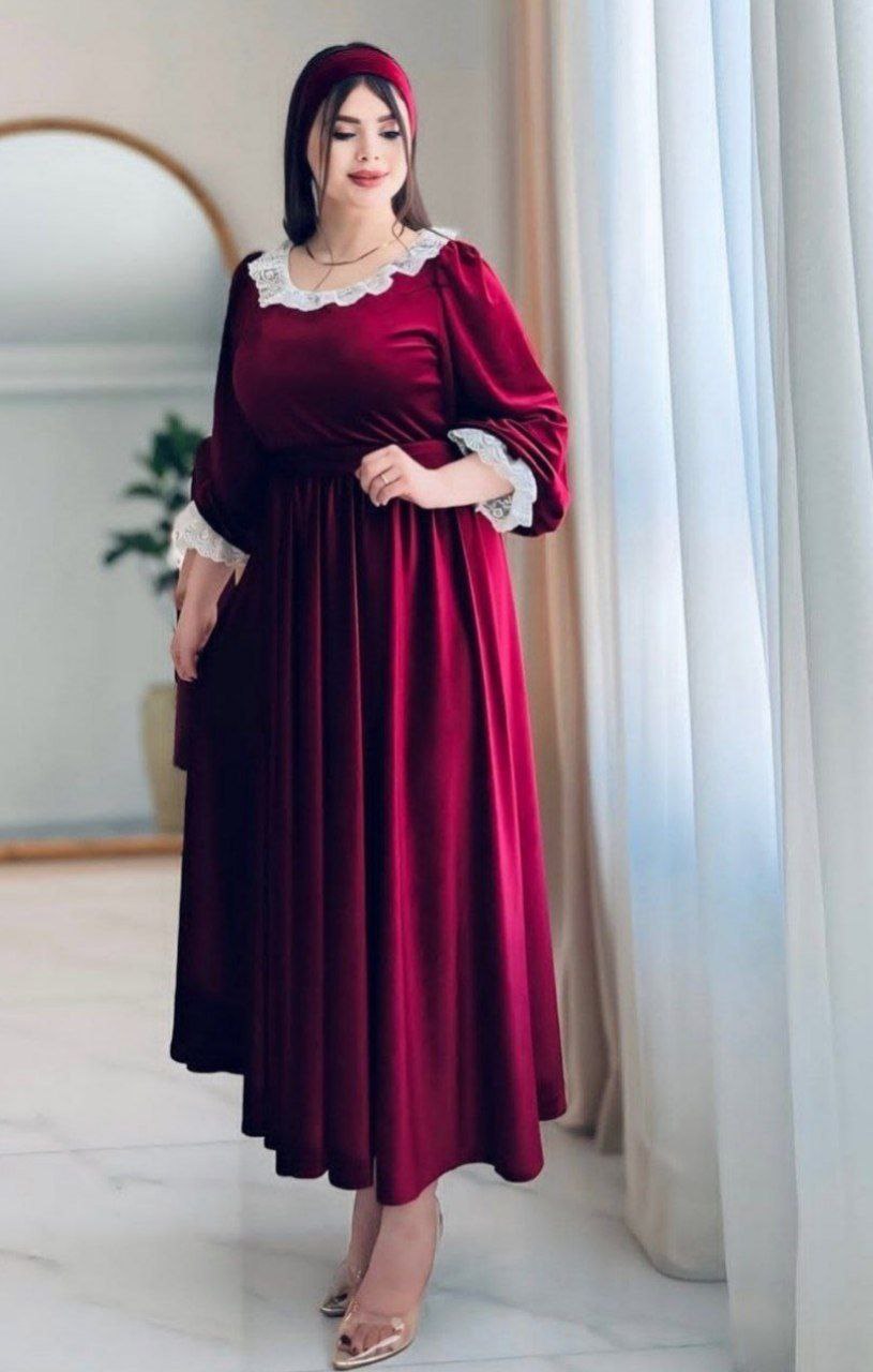 پیراهن مخمل یلدایی گوهر