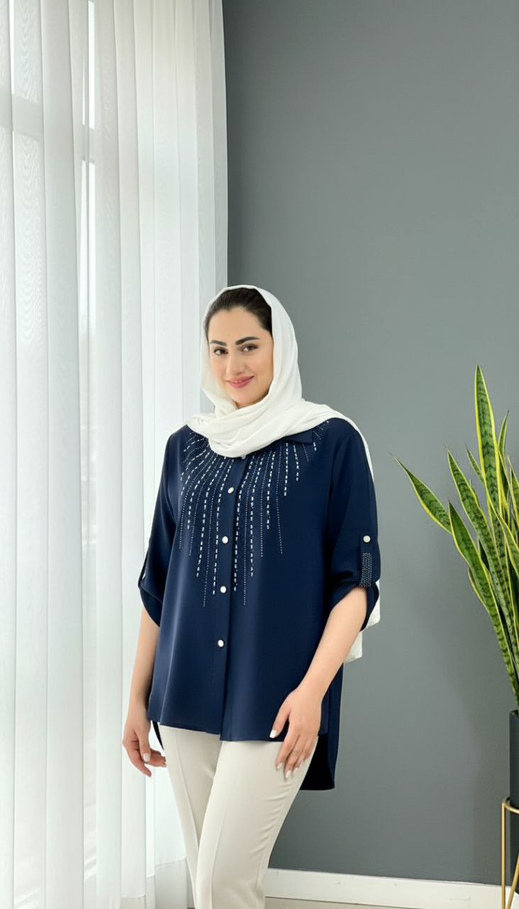 شومیز مجلسی الیزه جواهر