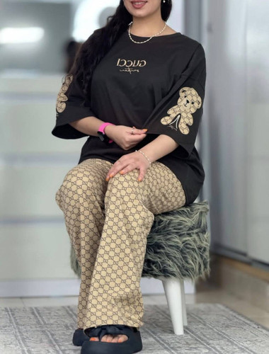 ست تیشرت و شلوار مدل برنارد