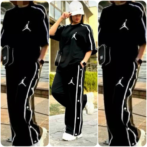 ست تیشرت و شلوار قواره دار جردن