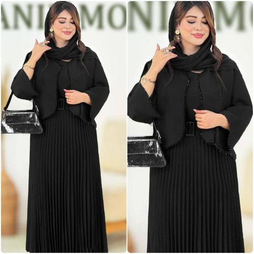 سه تیکه کت و سارافون کمربند فاریا