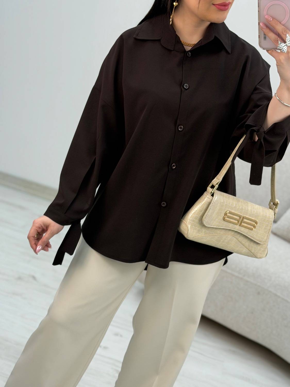 شومیز گره ای ساحلی