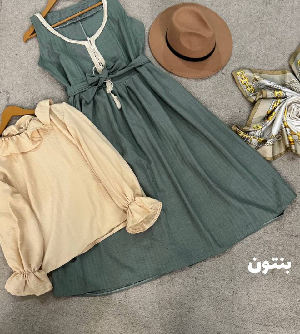 ست شومیز و سارافون پانیذ ایوا