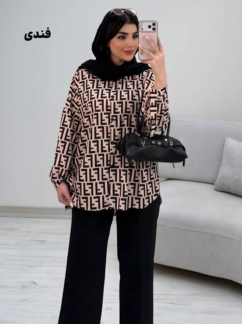 شومیز طرح دار چیچک