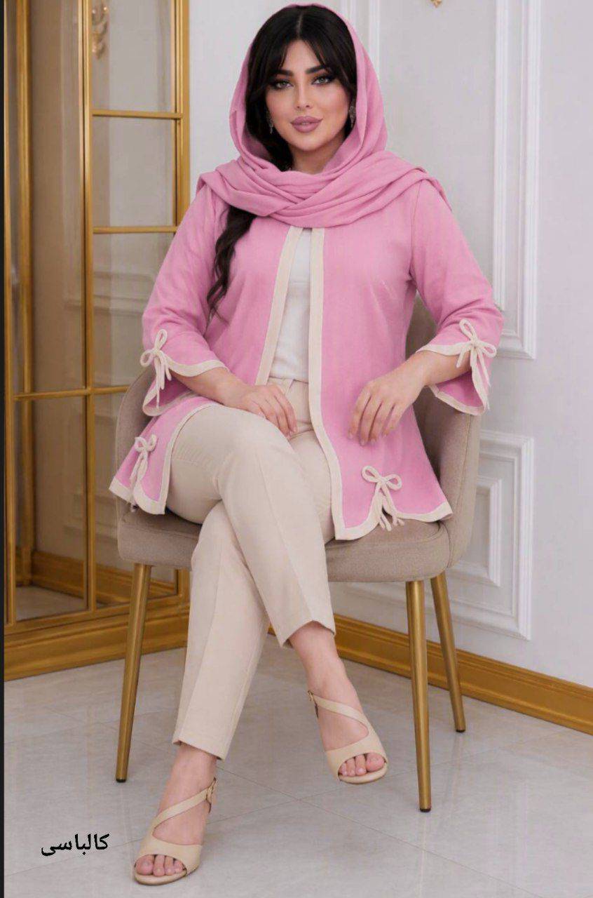 ست مانتو و شلوار مازراتی نجمه