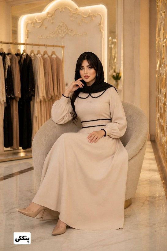 پیراهن بلند مروارید