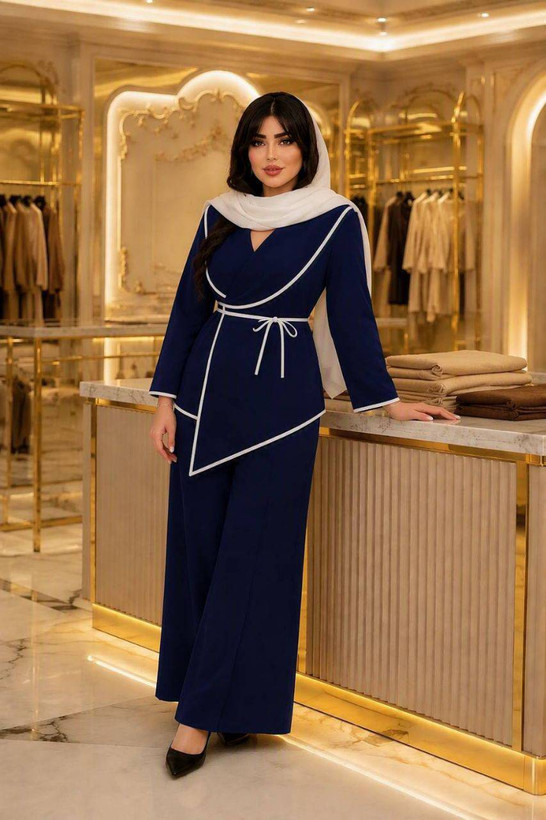 ست مانتو و شلوار مازراتی مهدیه