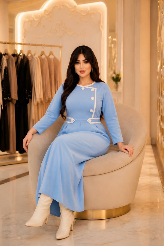 پیراهن بلند آذین