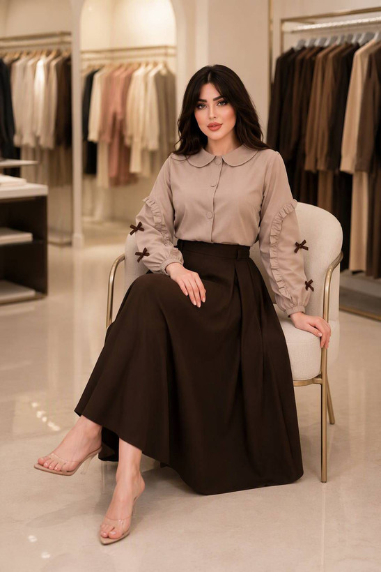 شومیز و دامن زرین