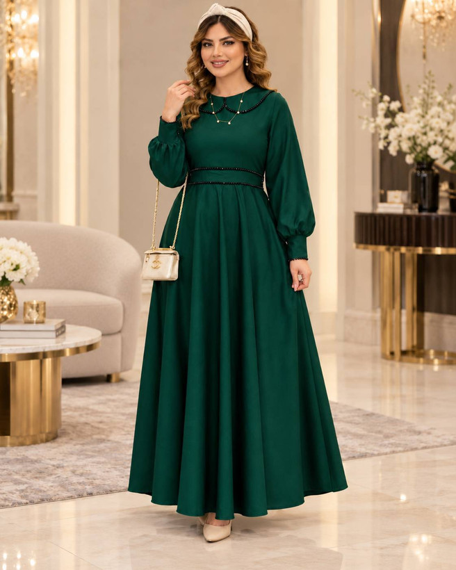 پیراهن بلند مروارید