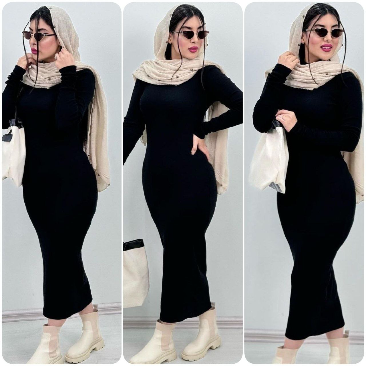 ماکسی یقه اسکی فانریب