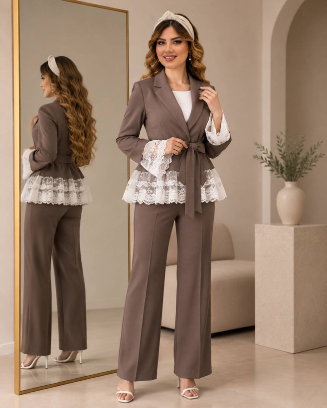 ست مانتو و شلوار ناناز