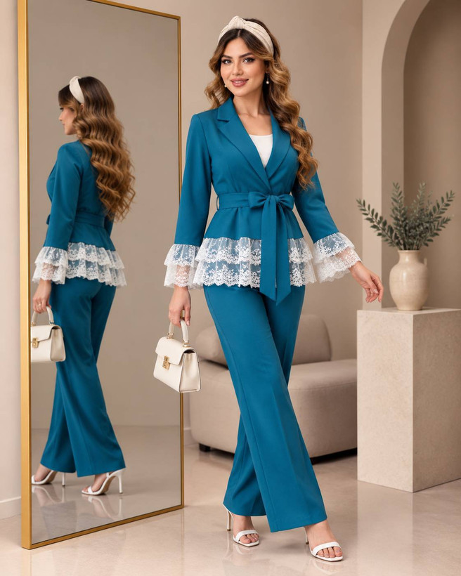 ست مانتو و شلوار ناناز