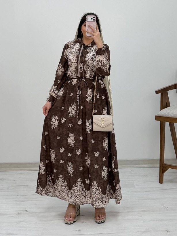 پیراهن ساحلی زنبق