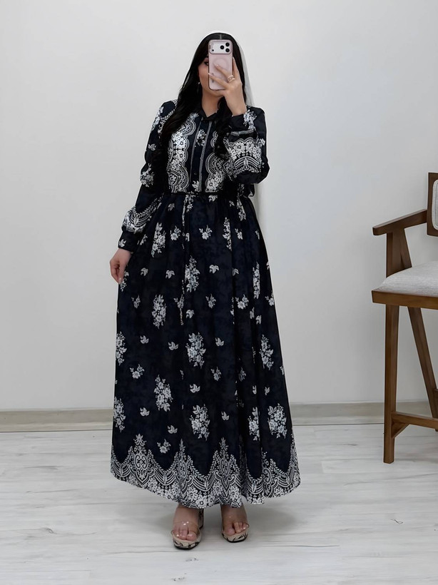 پیراهن ساحلی زنبق