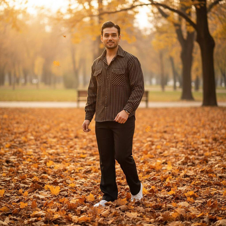 پیراهن مردانه پاییزی امید
