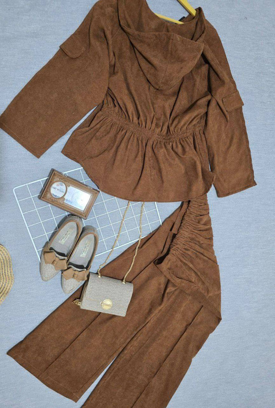 ست هودی و شلوار کبریتی