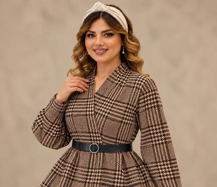 مانتو پاییزی شقایق